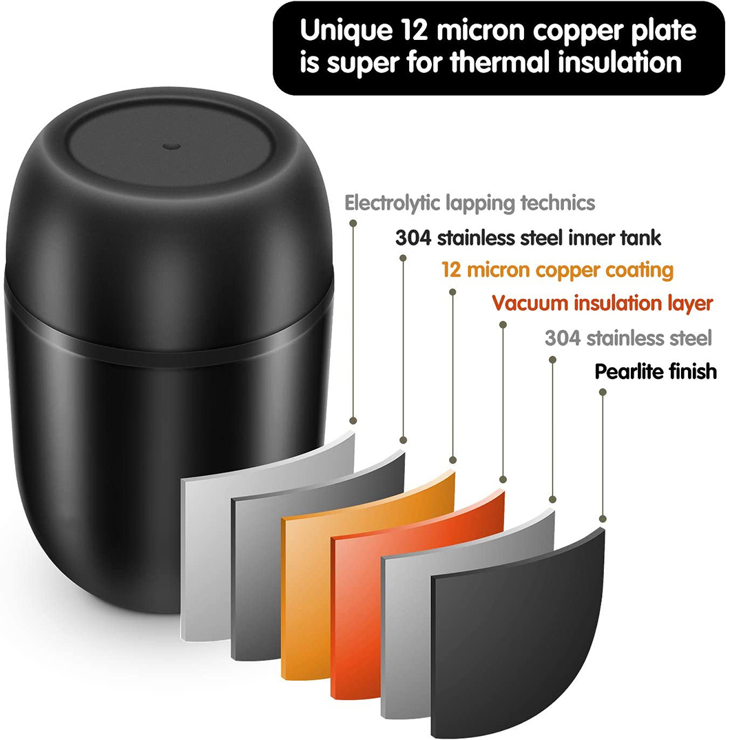 Fabricante de jarra de alimentos para crian&ccedil;as a v&aacute;cuo de a&ccedil;o inoxid&aacute;vel 