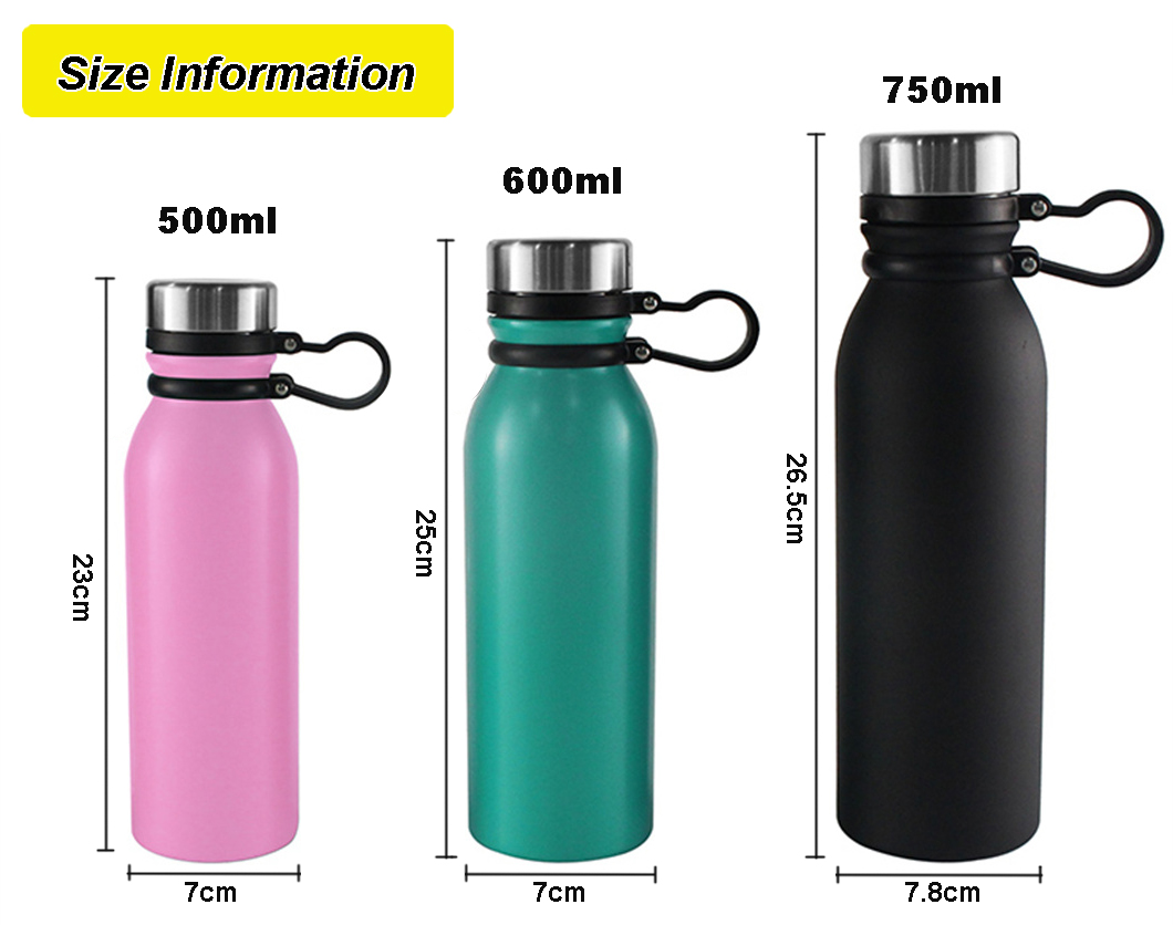 Garrafa de &aacute;gua quente de isolamento de a&ccedil;o inoxid&aacute;vel personalizado 