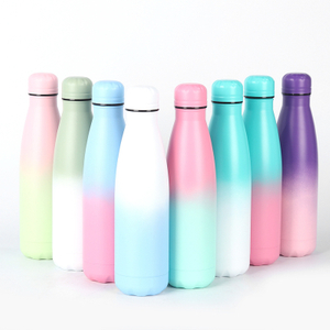 Promoção barata de alumínio para esportes garrafa de água canecas revendedor de copos 