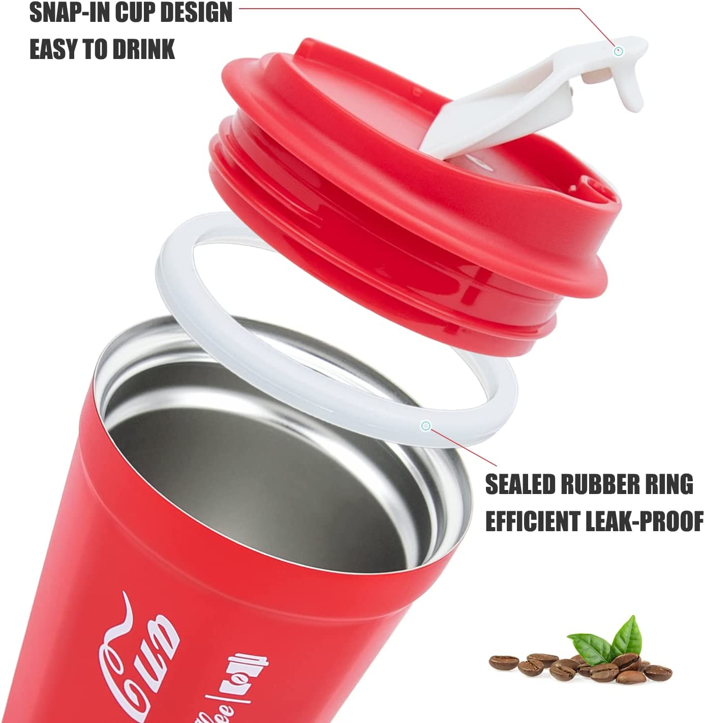 Academia mant&eacute;m o distribuidor de copo isolado de a&ccedil;o inoxid&aacute;vel quente quente