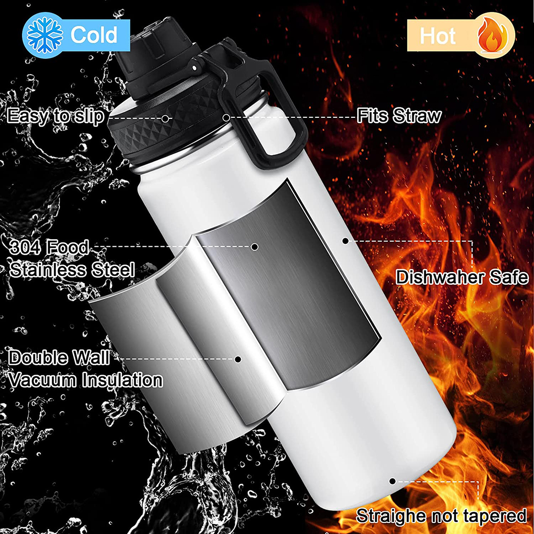 Garrafa de &aacute;gua isolada de sublima&ccedil;&atilde;o de presente personalizada DIY 