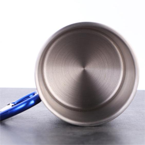 A&ccedil;o inoxid&aacute;vel Backpacking Backping Camping Carabiner Canecas