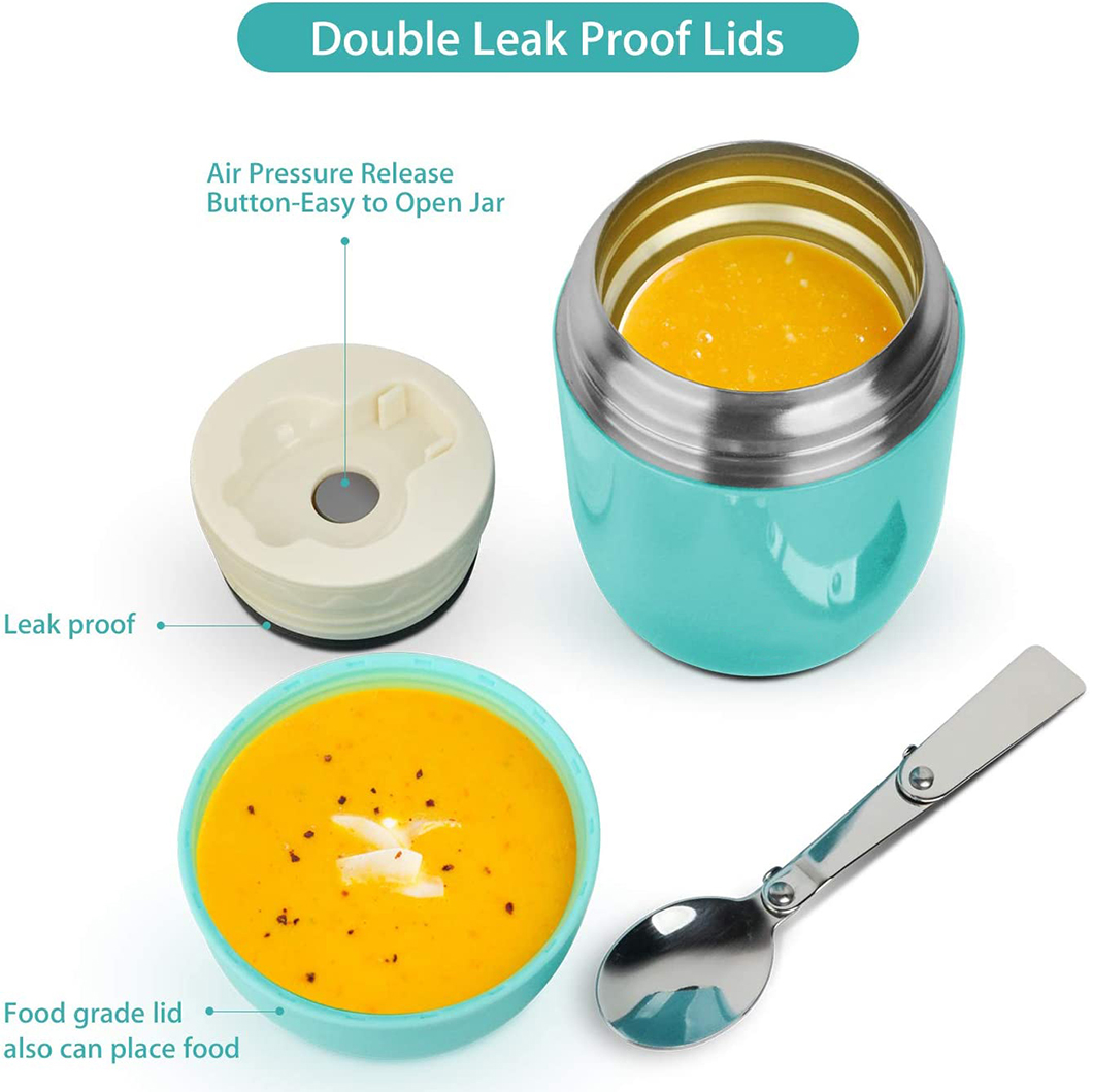 Fabricante de jarra de alimentos para crian&ccedil;as a v&aacute;cuo de a&ccedil;o inoxid&aacute;vel 