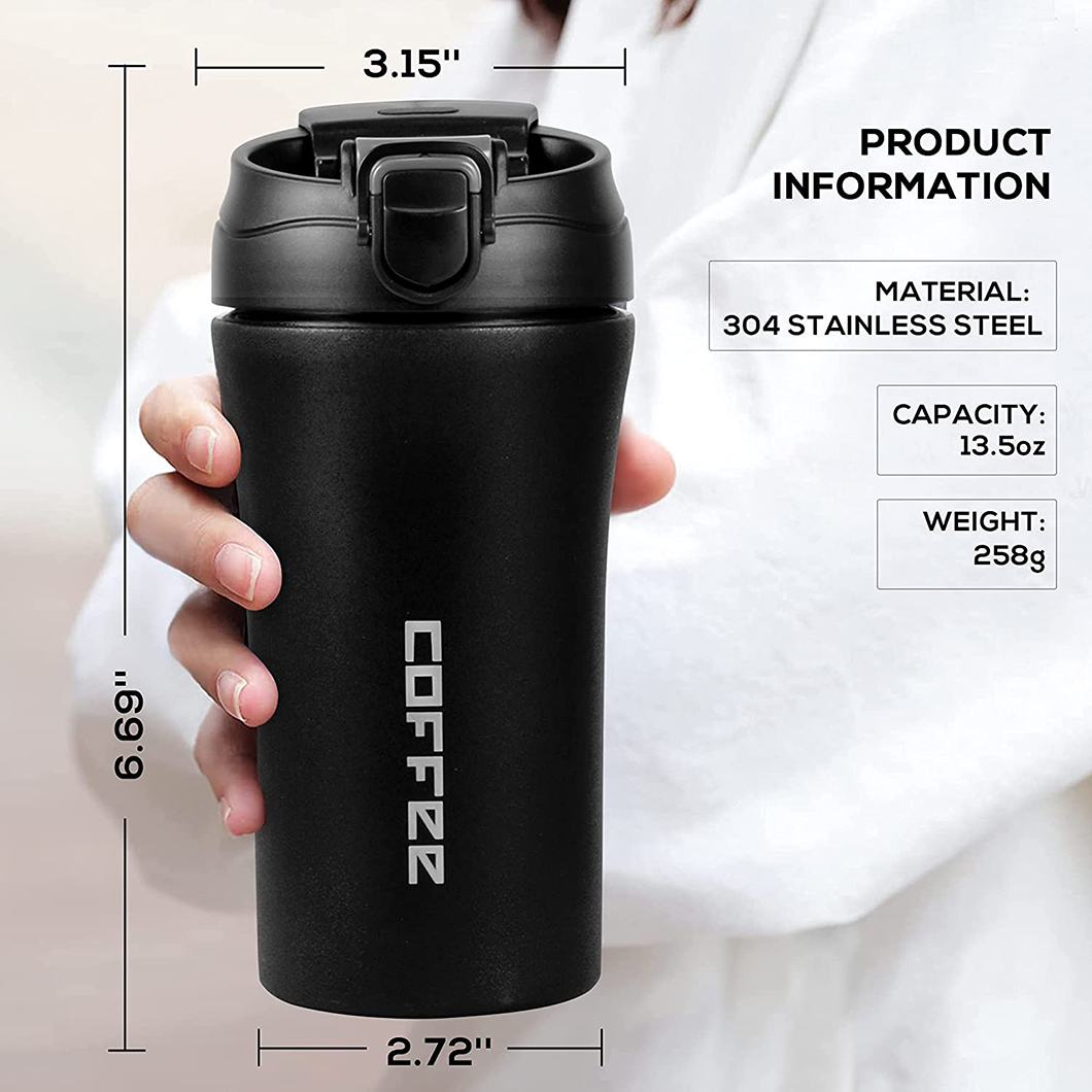 Canecas de caf&eacute; em a&ccedil;o inoxid&aacute;vel de a&ccedil;o inoxid&aacute;vel de f&aacute;brica 