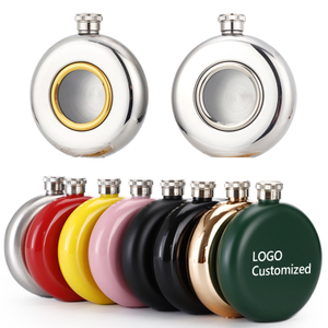 Frasco de quadril de aço inoxidável a granel para padrinho de uísque e rum