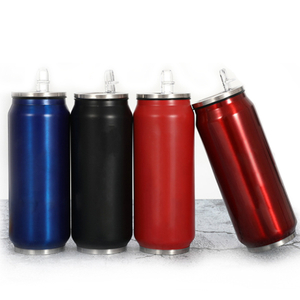 Copo magro de parede dupla de aço inoxidável com tampa de rosca
