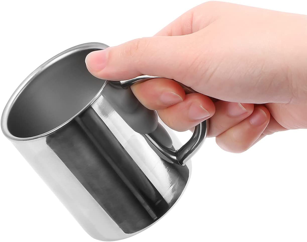 Wholessell barato a&ccedil;o inoxid&aacute;vel canecas de x&iacute;cara de caf&eacute; para promo&ccedil;&atilde;o 