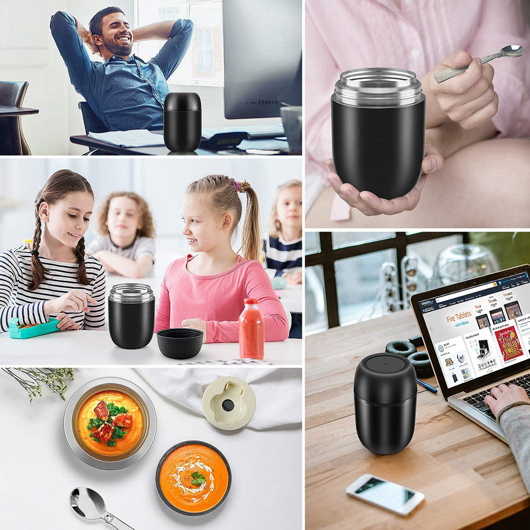 Fabricante de jarra de alimentos para crian&ccedil;as a v&aacute;cuo de a&ccedil;o inoxid&aacute;vel 