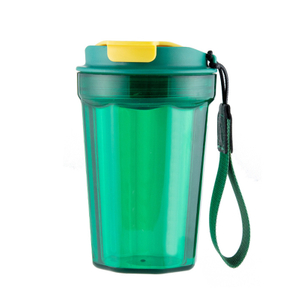 Copo de viagem iridescente de parede dupla para café gelado