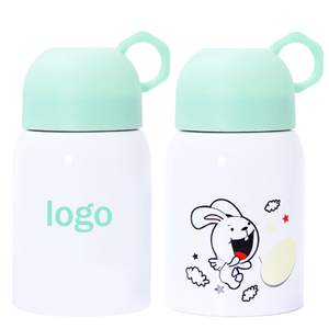 Fornecimento de frasco largo de aço inoxidável com tampa de bico à prova de vazamentos