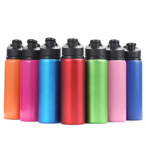 Garrafa de água esportiva de aço inoxidável copo robusto de camada única