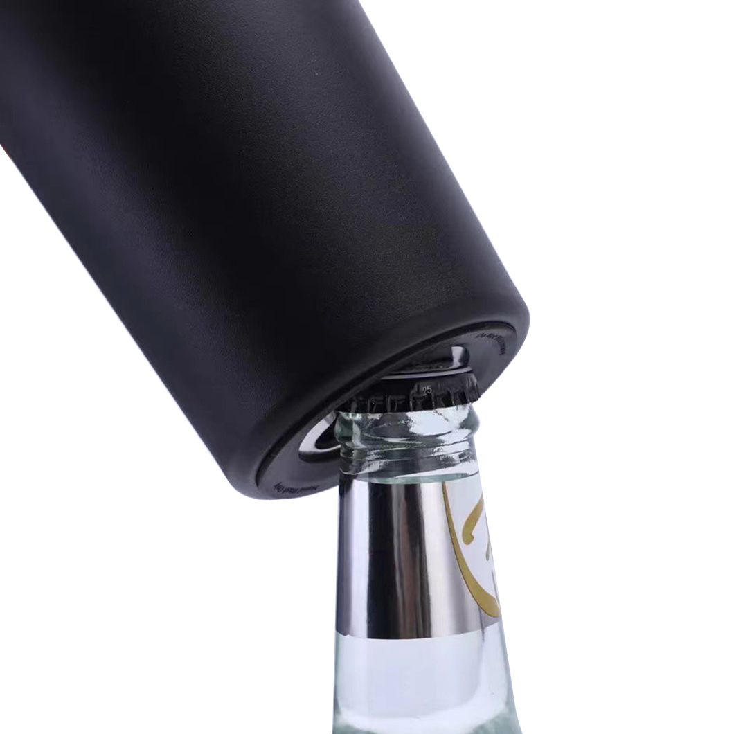 Wholessell mant&eacute;m o copo de cerveja de a&ccedil;o inoxid&aacute;vel frio com abridor