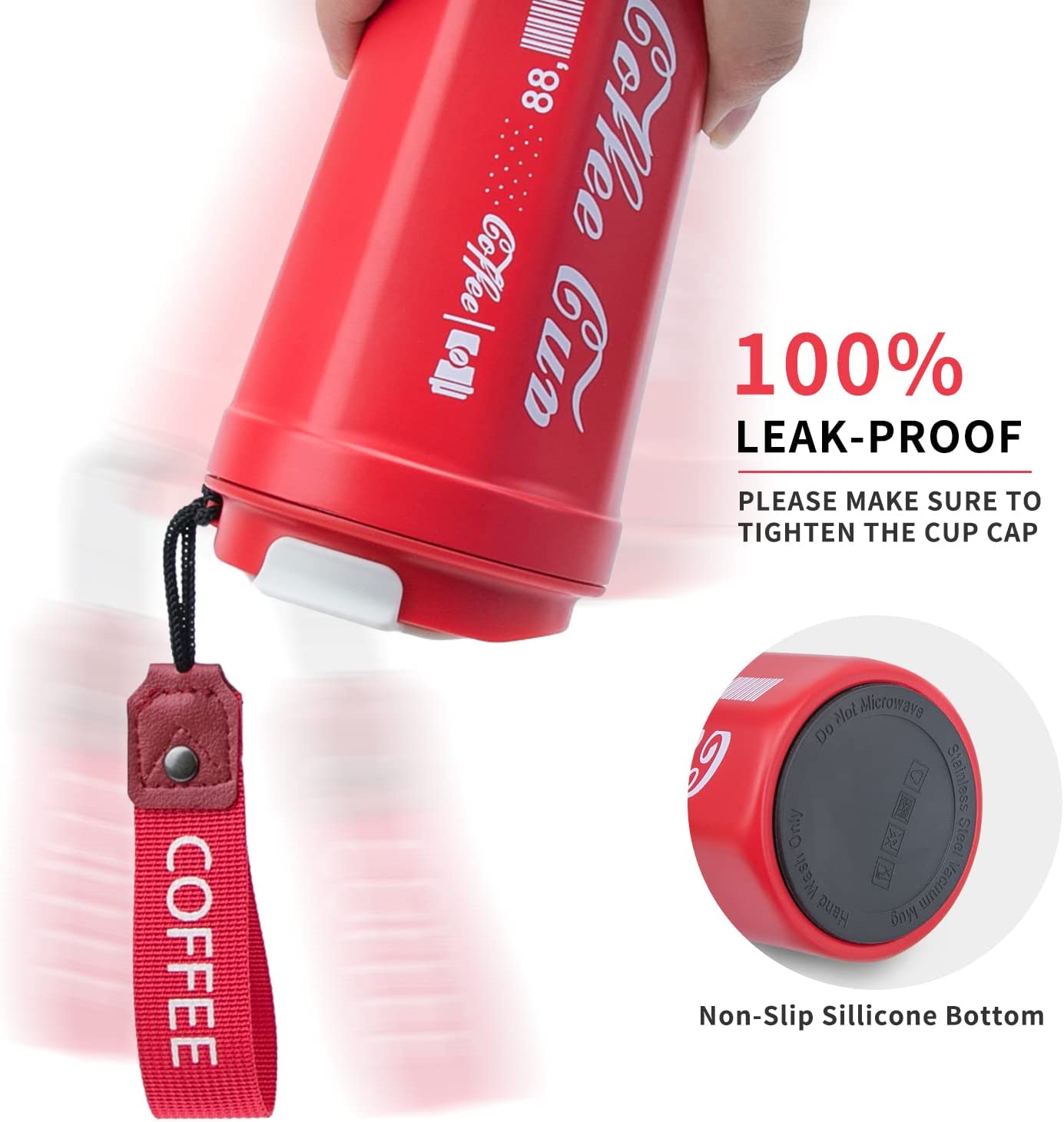 Academia mant&eacute;m o distribuidor de copo isolado de a&ccedil;o inoxid&aacute;vel quente quente